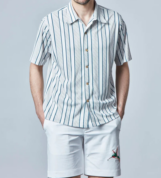 サマープリントオープンシャツ