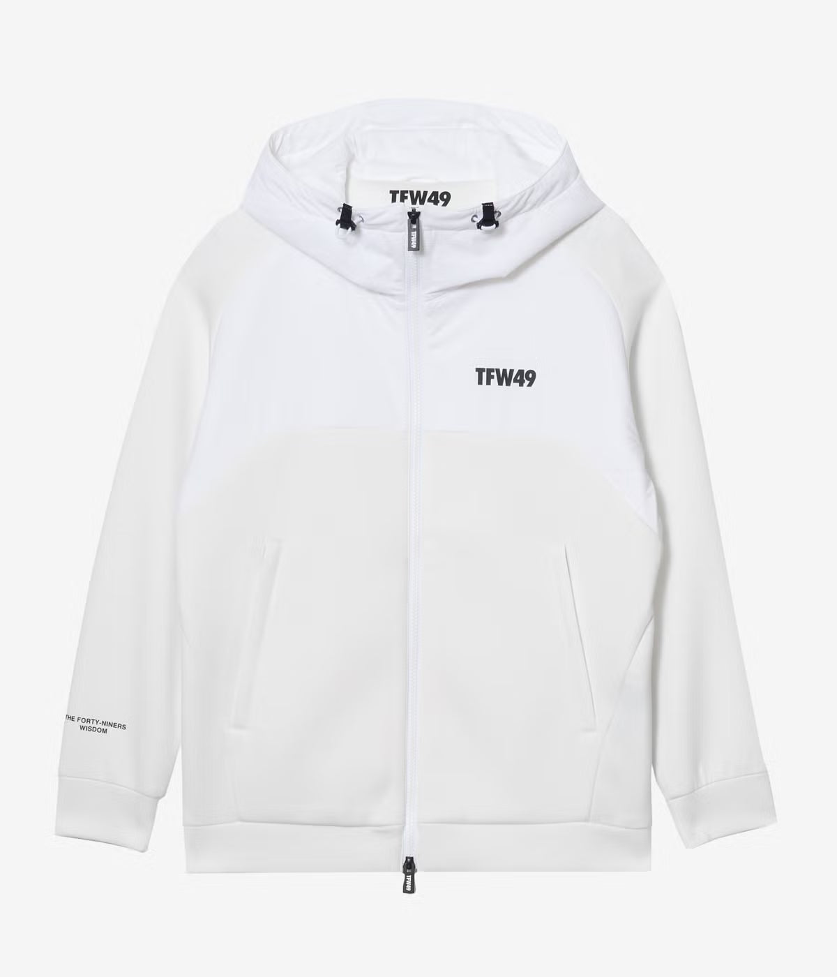CARDBOARD MATERIAL FULL ZIP HOODIE