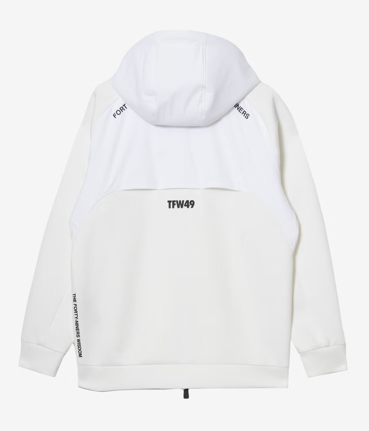 CARDBOARD MATERIAL FULL ZIP HOODIE