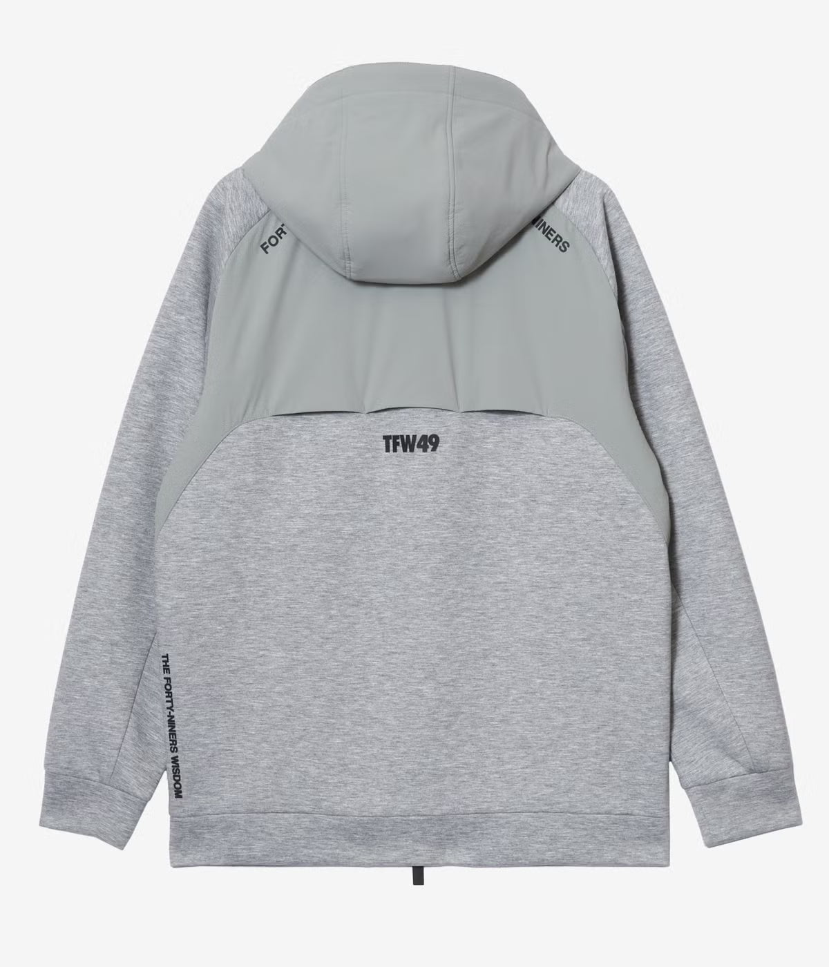 CARDBOARD MATERIAL FULL ZIP HOODIE