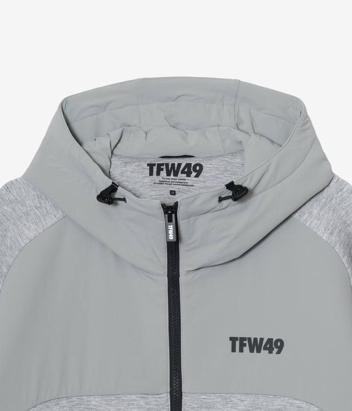 CARDBOARD MATERIAL FULL ZIP HOODIE