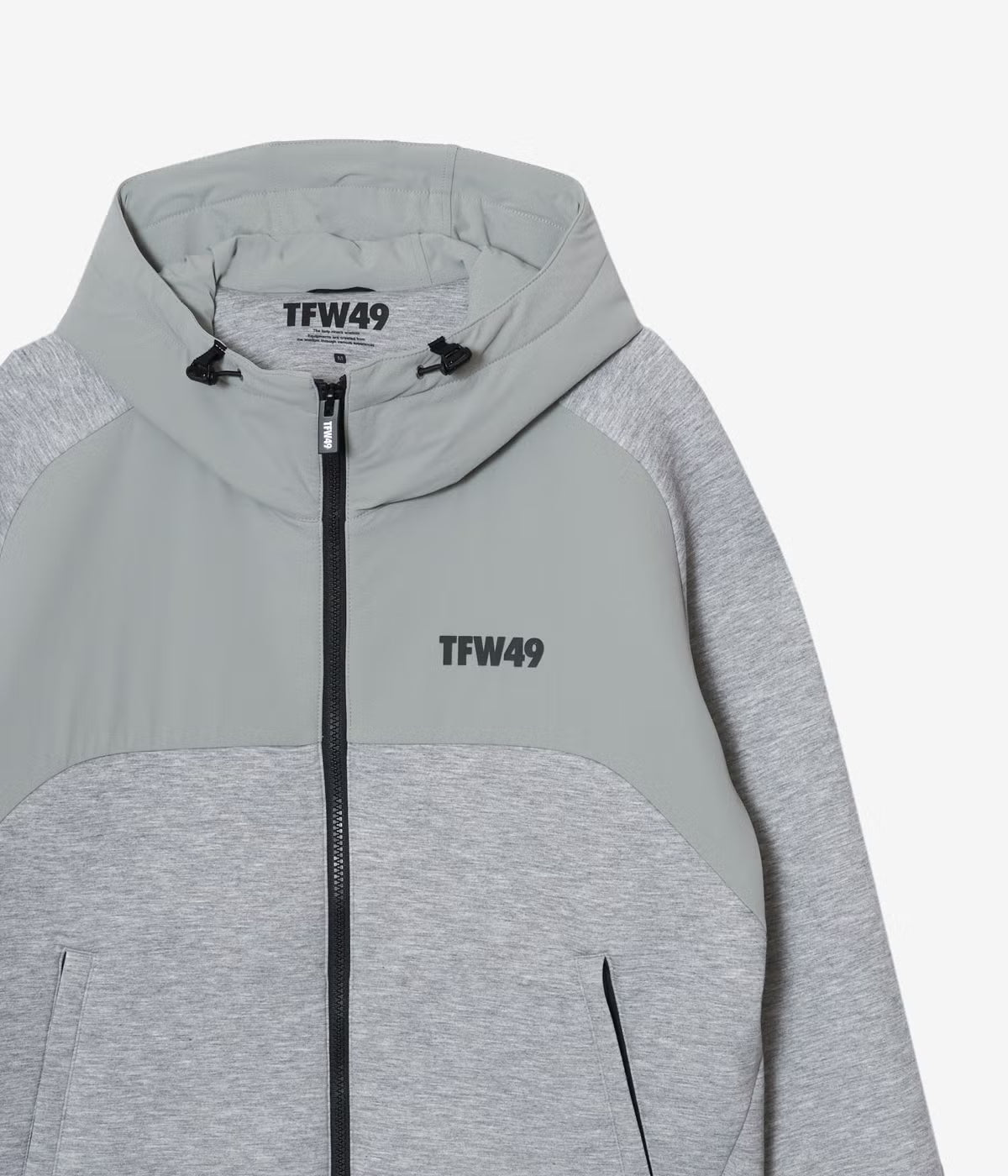 CARDBOARD MATERIAL FULL ZIP HOODIE