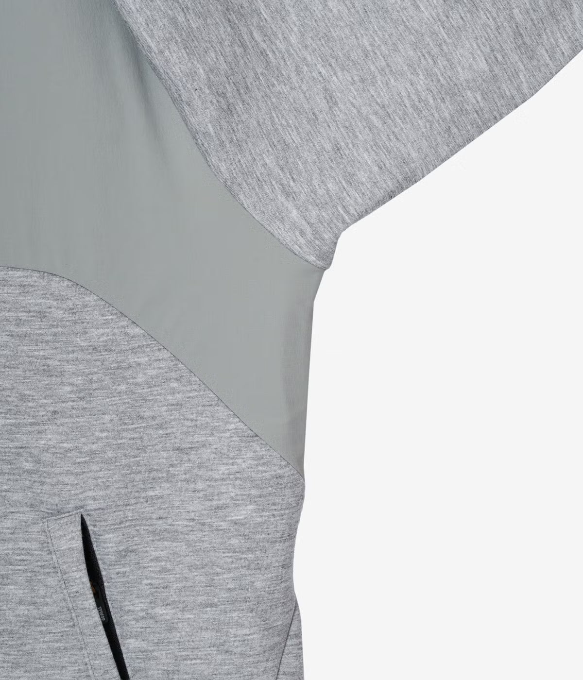CARDBOARD MATERIAL FULL ZIP HOODIE