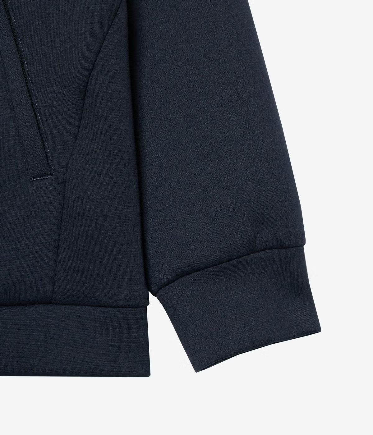 CARDBOARD MATERIAL FULL ZIP HOODIE