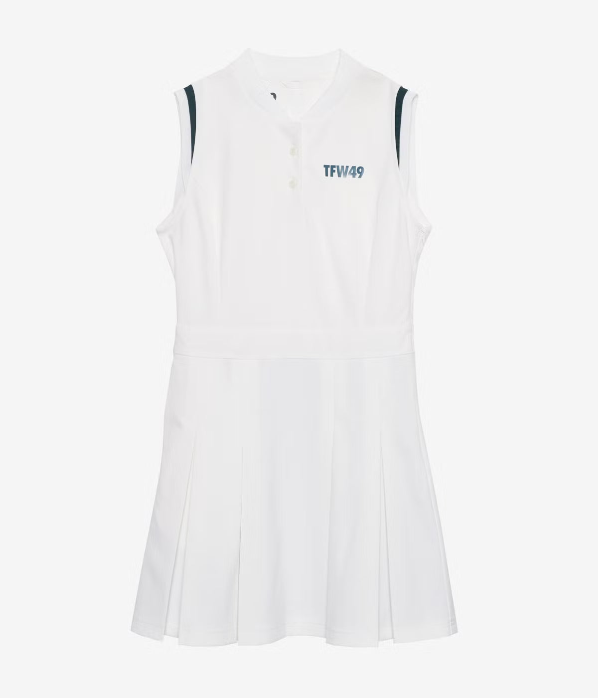 COLLAR LESS PLEAT ONEPIECE