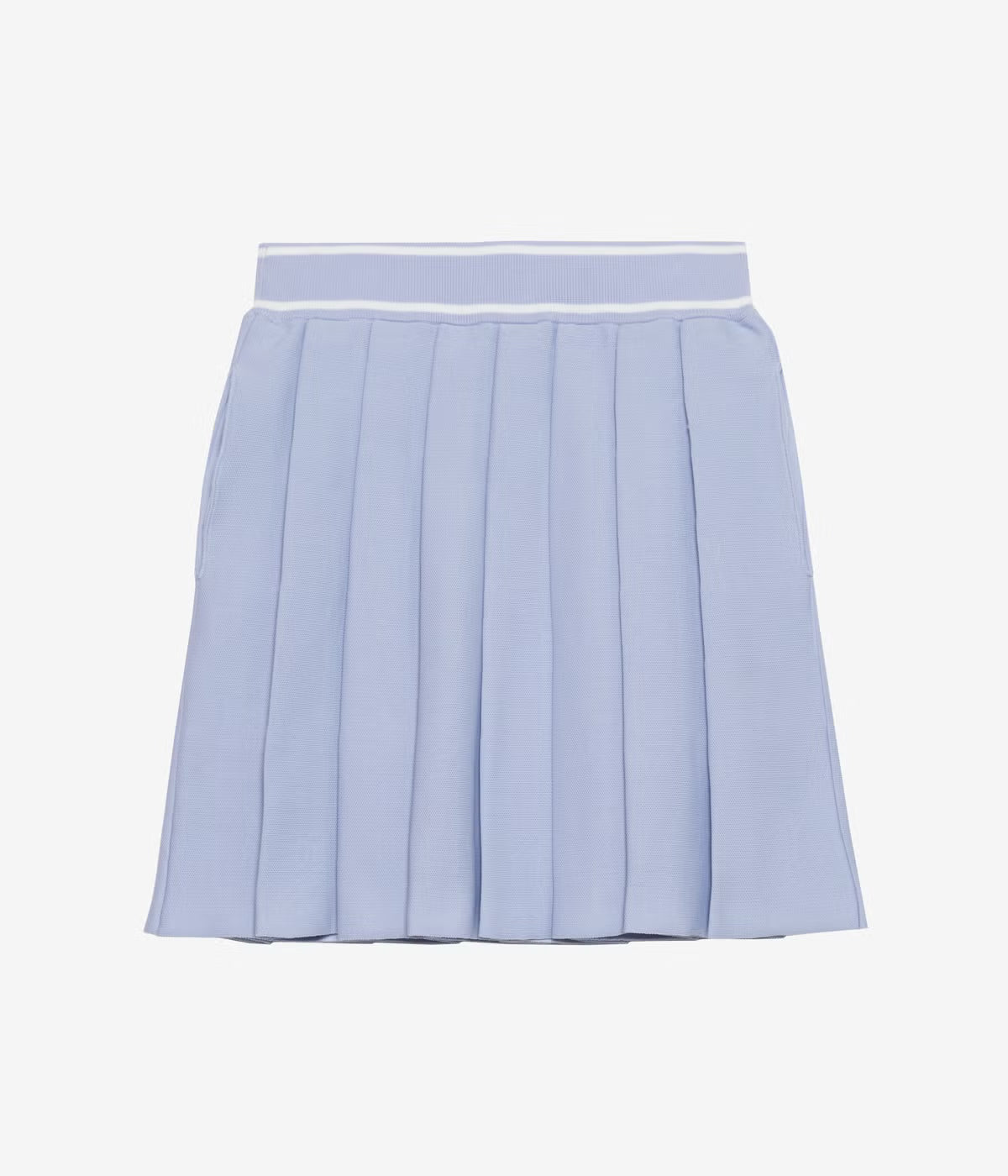 KNIT PLEATED SKIRT