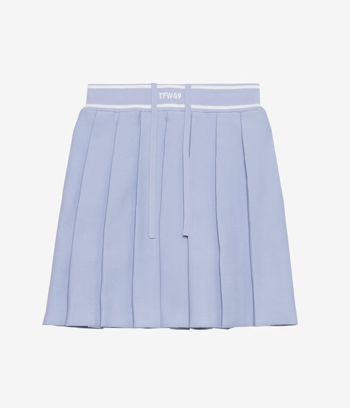 KNIT PLEATED SKIRT