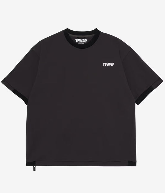 LIGHT WEIGHT SWEAT SHORT SLEEVECREW NECK