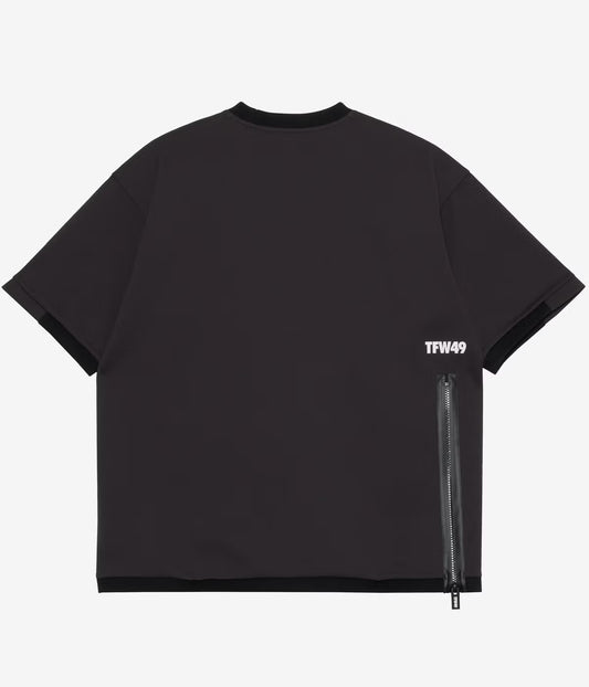 LIGHT WEIGHT SWEAT SHORT SLEEVECREW NECK