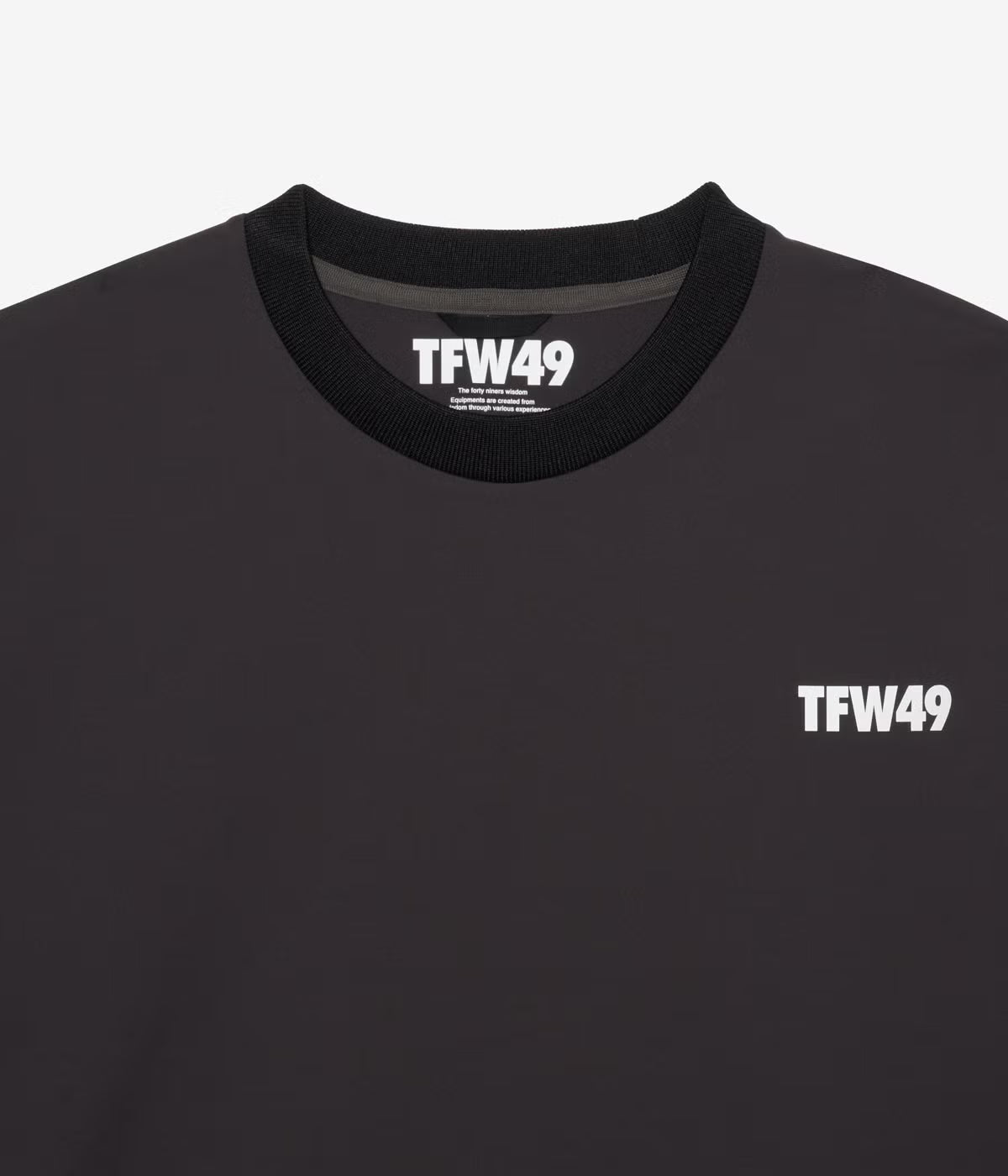 LIGHT WEIGHT SWEAT SHORT SLEEVECREW NECK