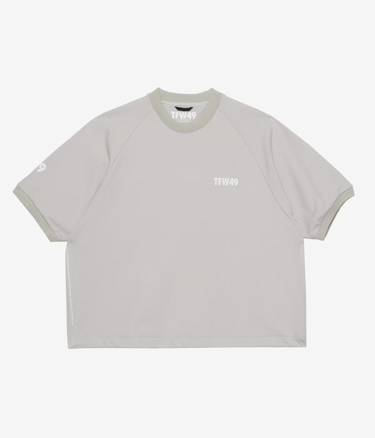 LIGHT WEIGHT SWEAT SHORT SLEEVE CREW NECK