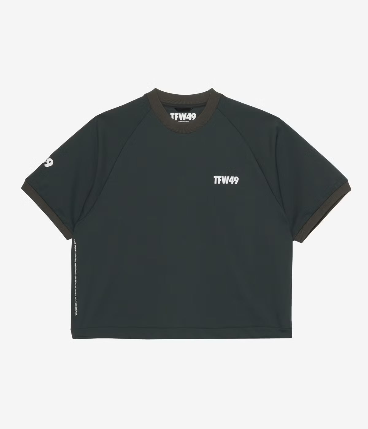 LIGHT WEIGHT SWEAT SHORT SLEEVE CREW NECK