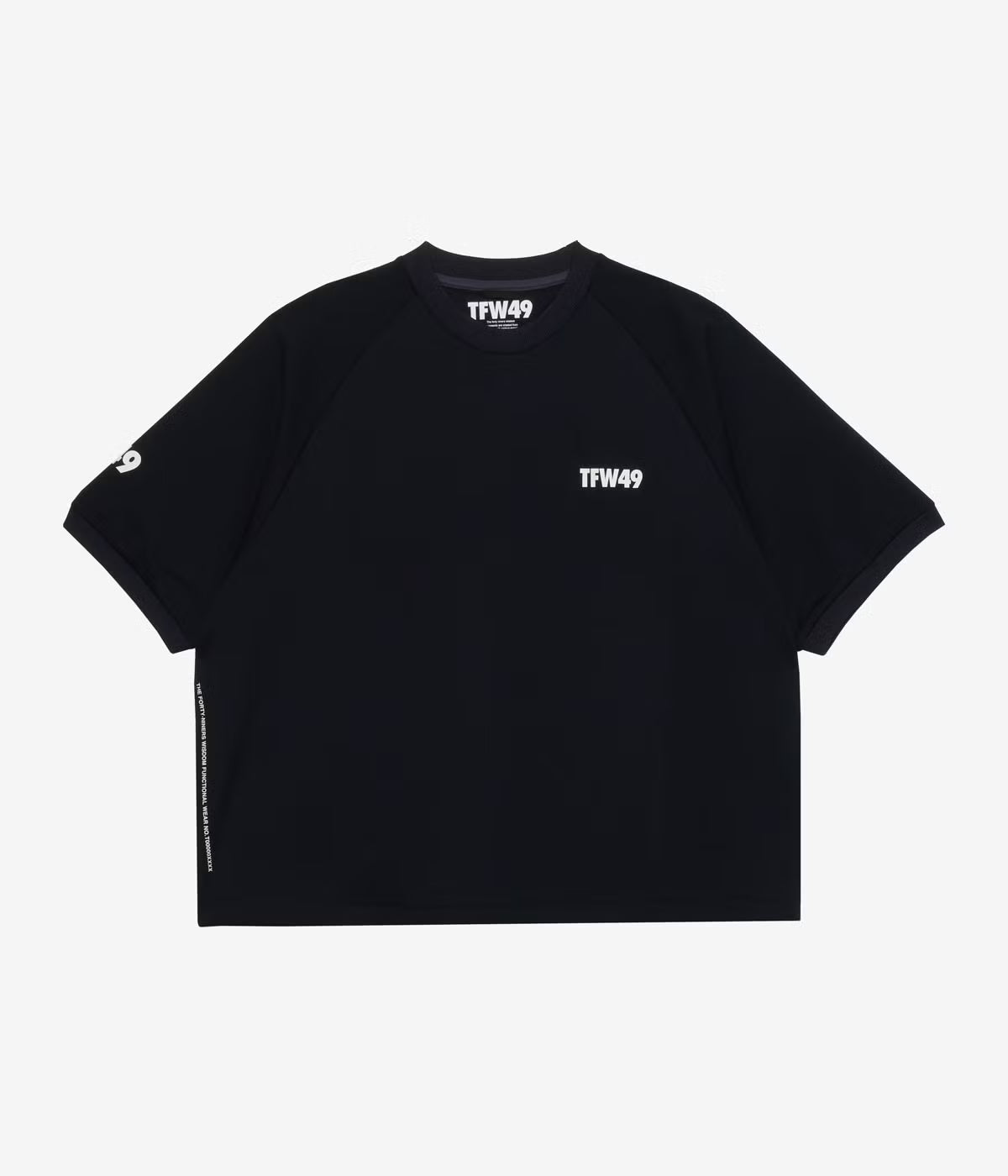 LIGHT WEIGHT SWEAT SHORT SLEEVE CREW NECK