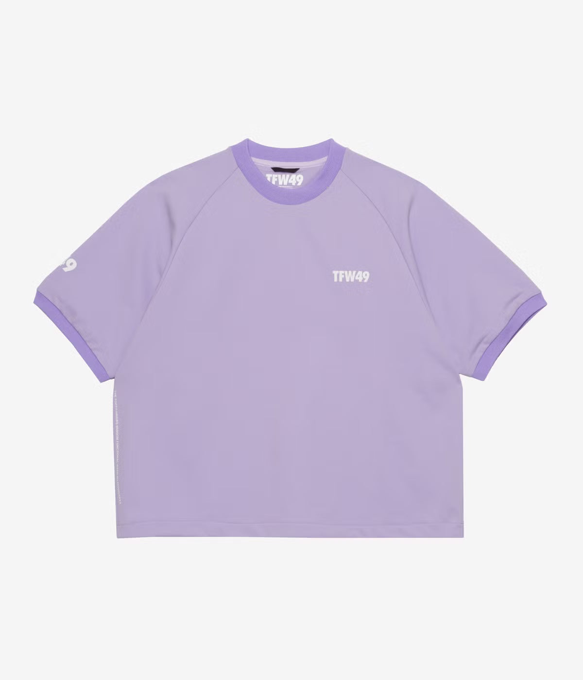 LIGHT WEIGHT SWEAT SHORT SLEEVE CREW NECK