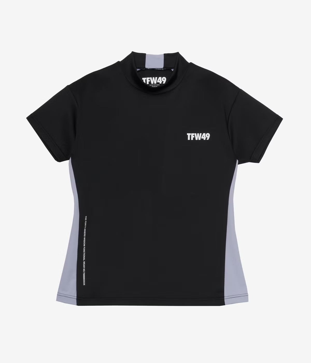 SHORT SLEEVE MOCK NECK WOMEN