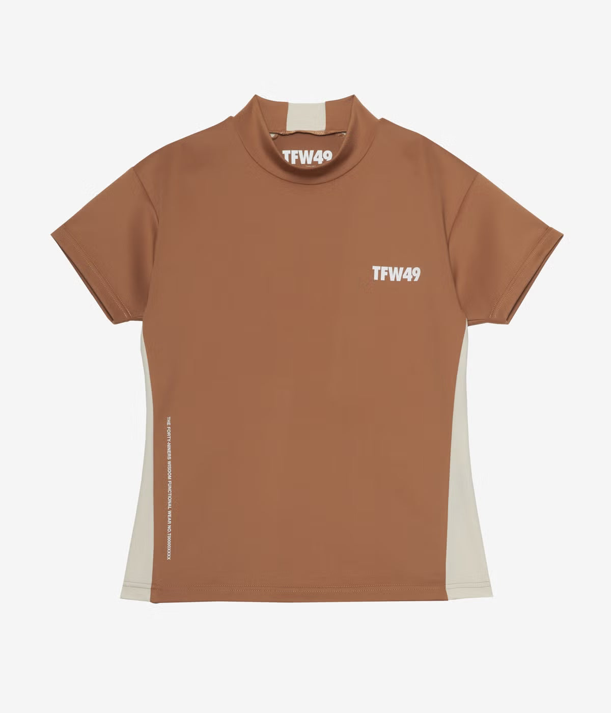 SHORT SLEEVE MOCK NECK WOMEN