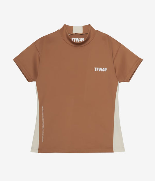 SHORT SLEEVE MOCK NECK WOMEN