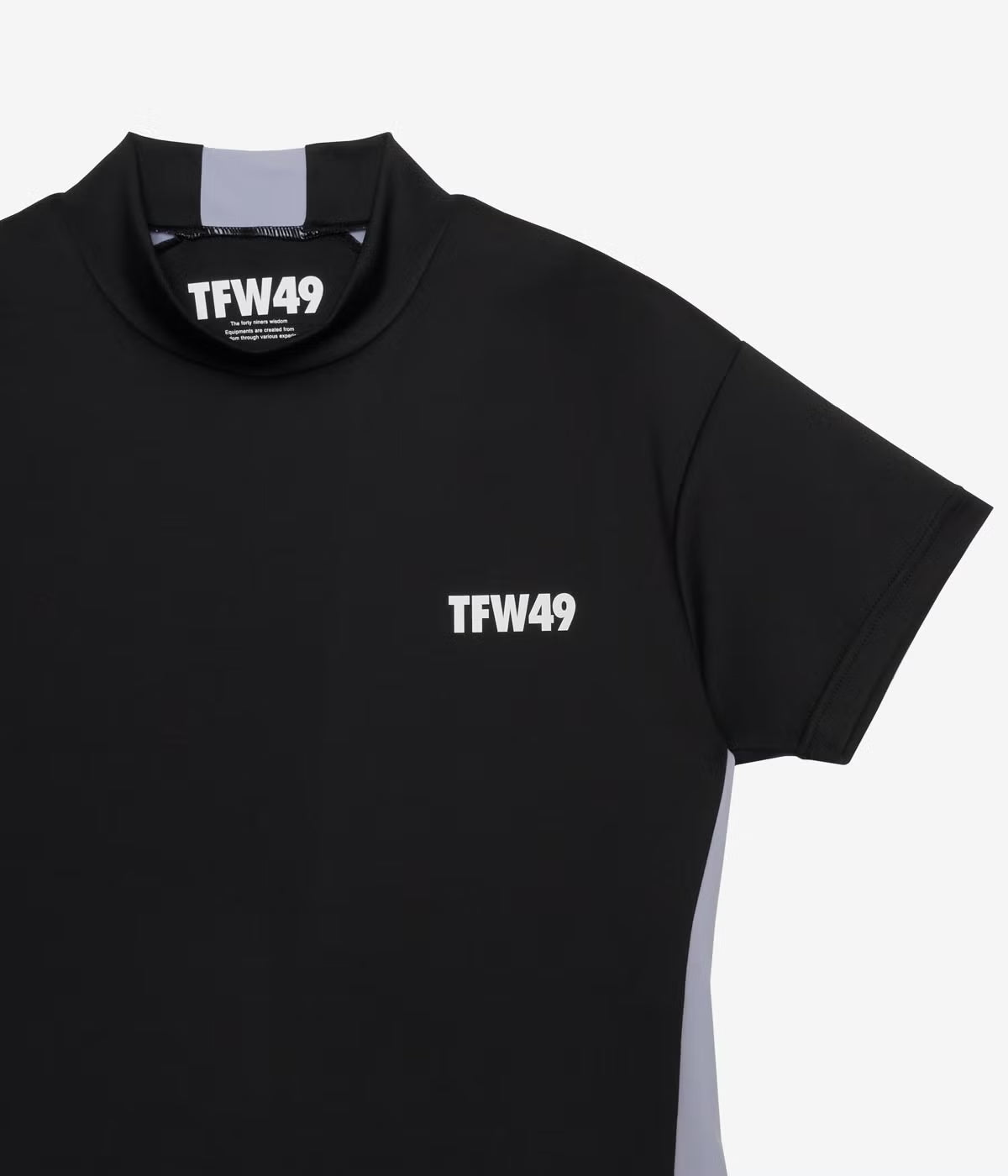 SHORT SLEEVE MOCK NECK WOMEN