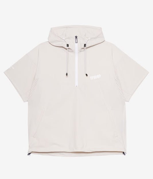 LUXURY TECH SS PULL ZIP-UP WOMEN