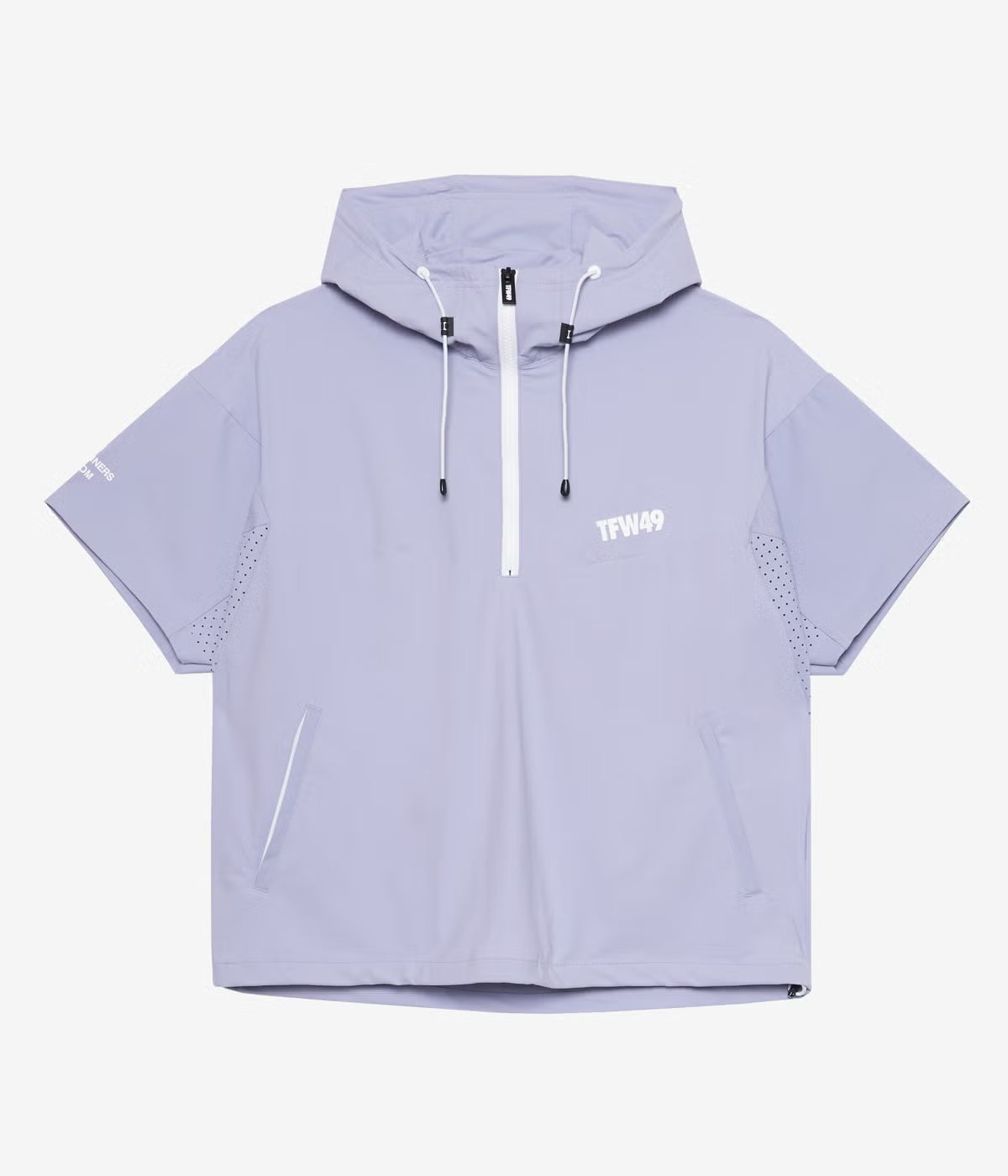 LUXURY TECH SS PULL ZIP-UP WOMEN