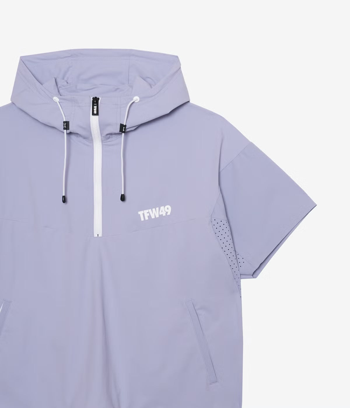 LUXURY TECH SS PULL ZIP-UP WOMEN