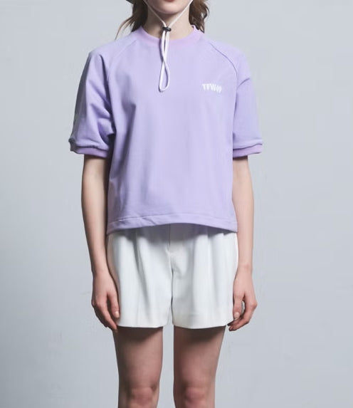 LIGHT WEIGHT SWEAT SHORT SLEEVE CREW NECK