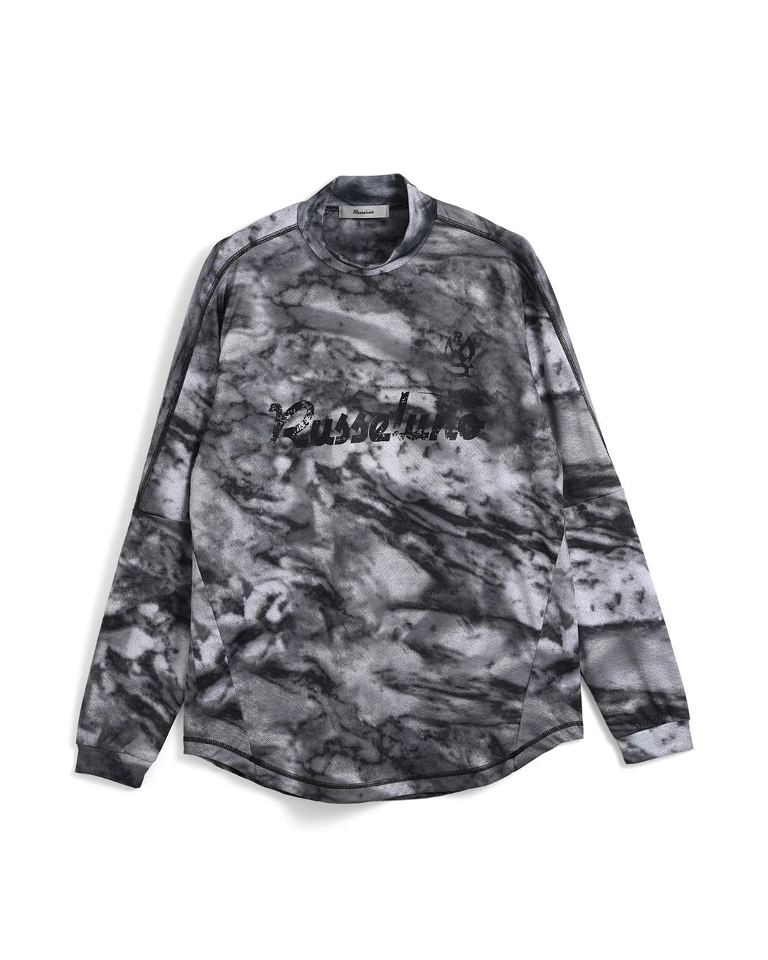 MARBLE L/S MOCKNECK TEE マーブルロングスリーブモックネックティー