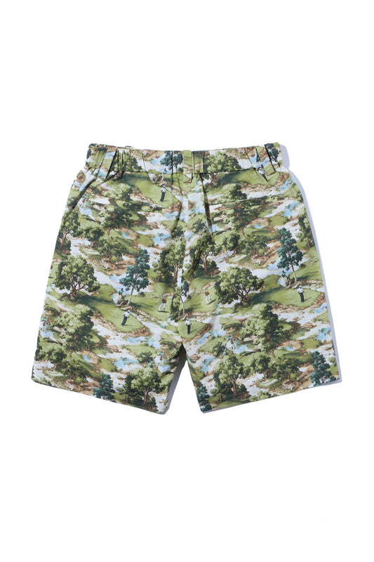 ALLOVER GOLF COURSE SHORT PANTS / ゴルフコース総柄ショーツ