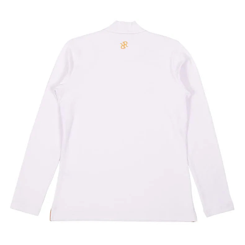 ウィメンズ エンボスモックネックL/S