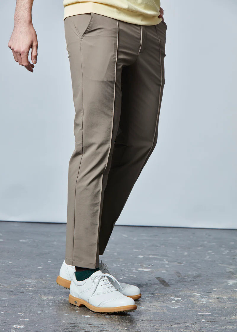 ピンタックナイロンストレッチパンツ
