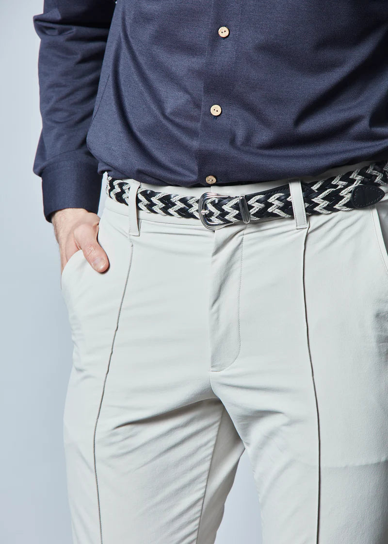 ピンタックナイロンストレッチパンツ