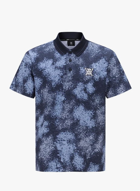 Men Sprinkled Pattern Short T-Shirt
