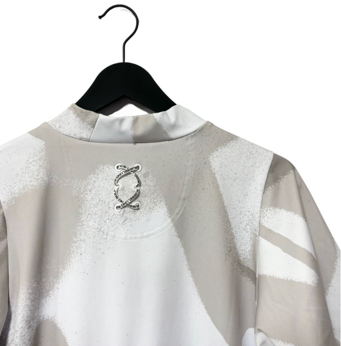 RSGロゴ スプレー ショートスリーブ モックネック