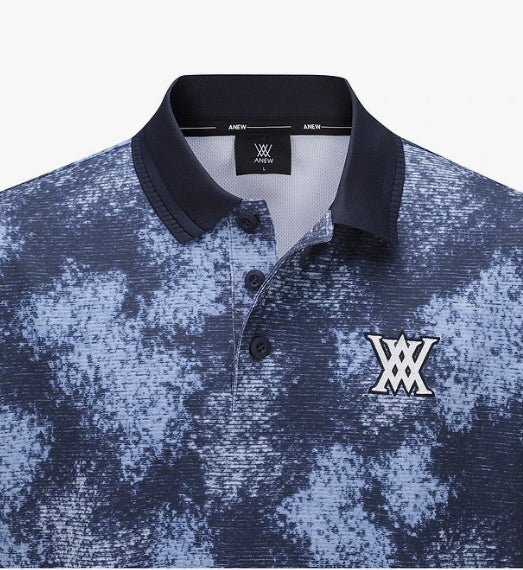 Men Sprinkled Pattern Short T-Shirt