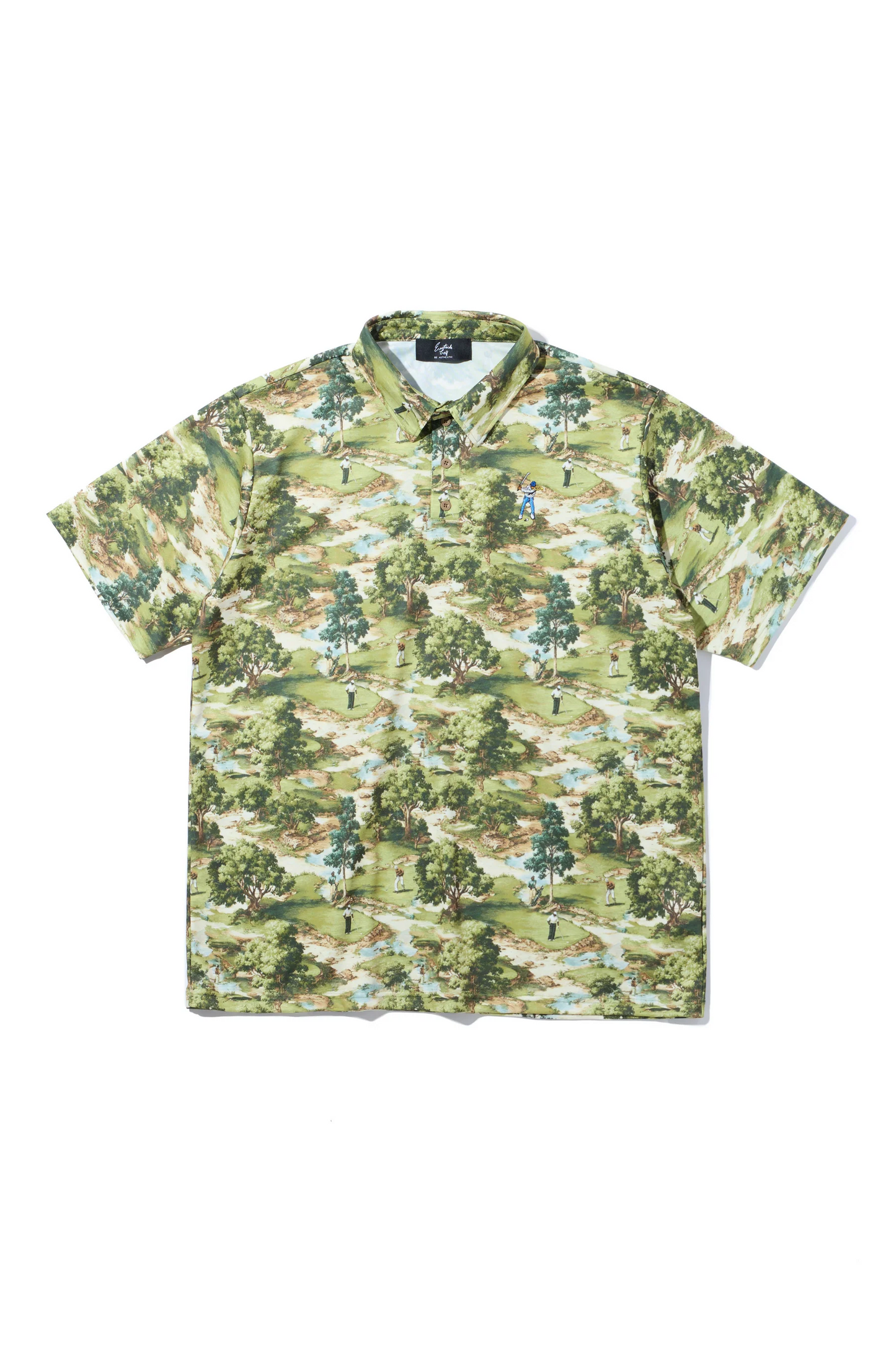 GOLF COURSE POLO / ゴルフコース総柄ポロ