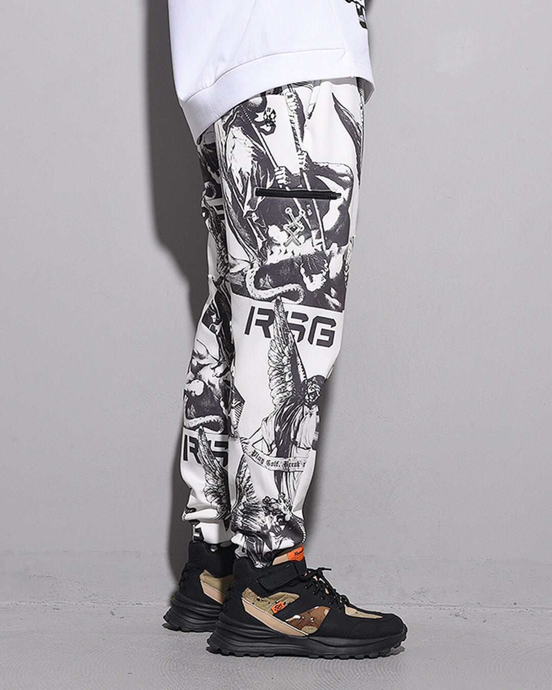 JOGGER LONG PANTS (ANGEL) ジョガーロングパンツ（エンジェル）