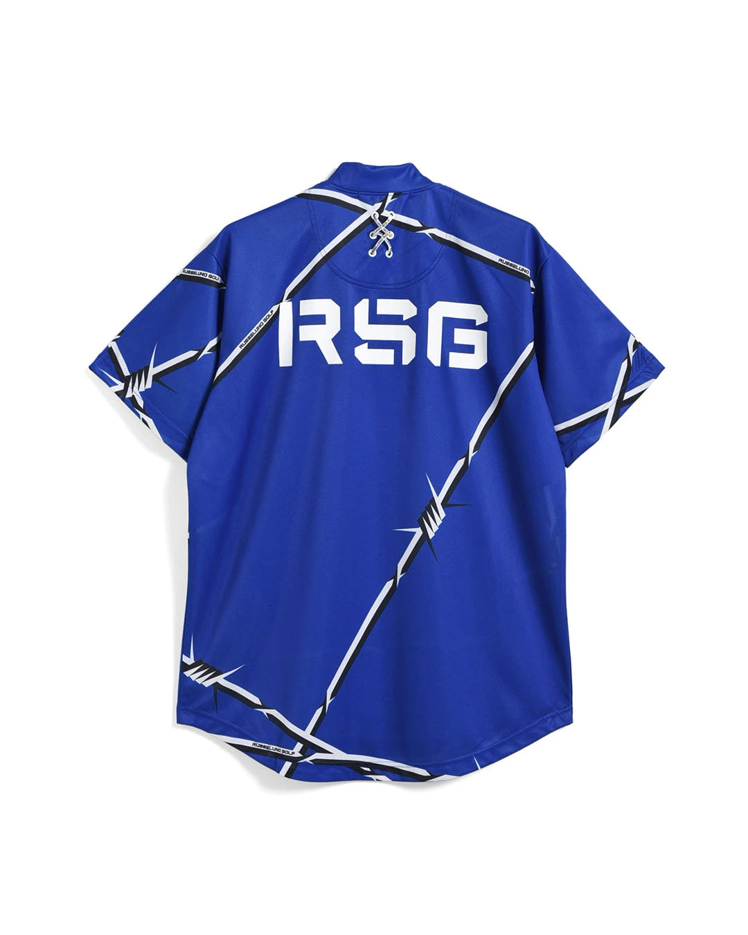 LONG FIT S/S MOCKNECK (BARBED WIRE) ロングフィットショートスリーブモックネック（有刺鉄線）