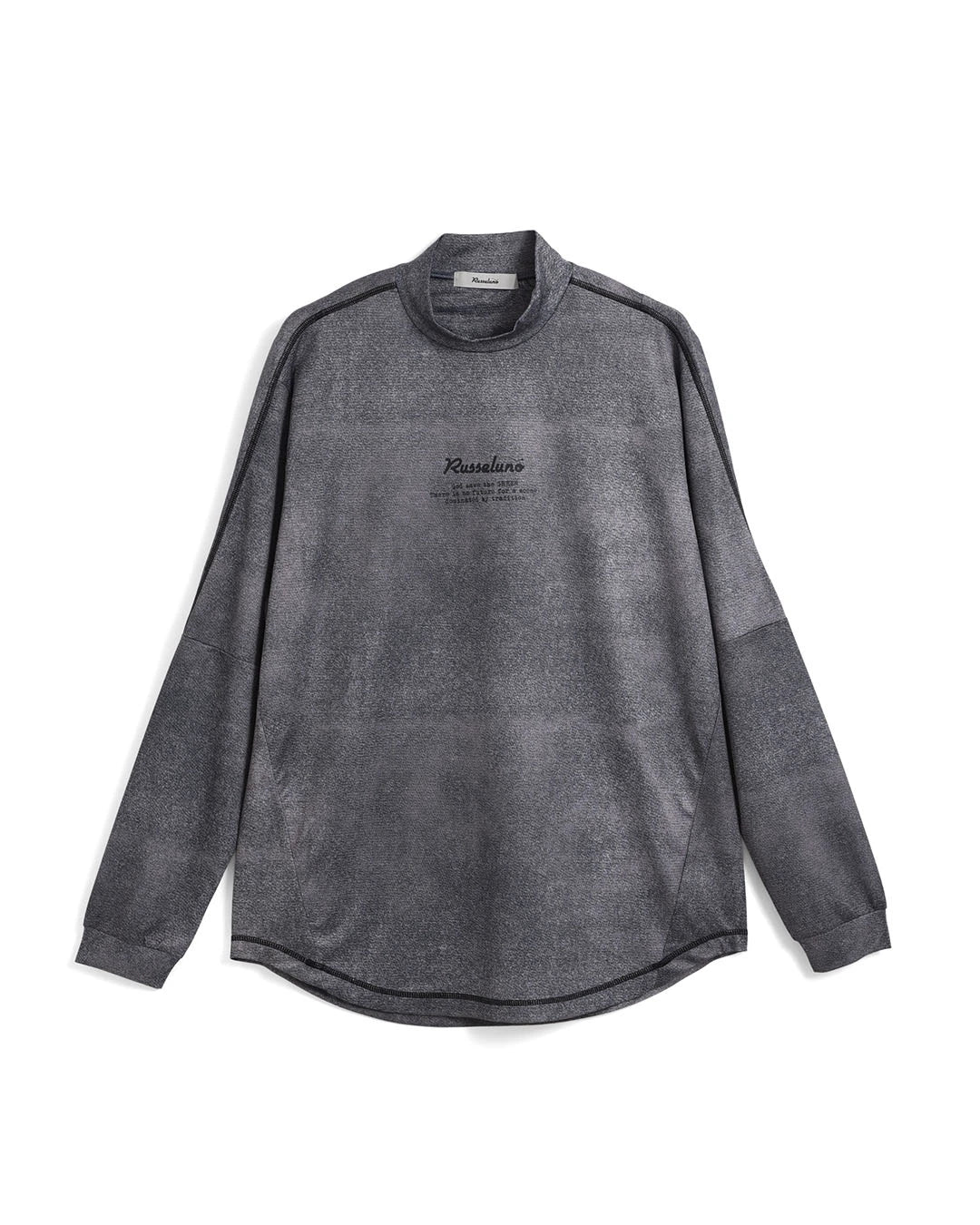 FADE L/S MOCKNECK TEE フェードロングスリーブモックネックティー
