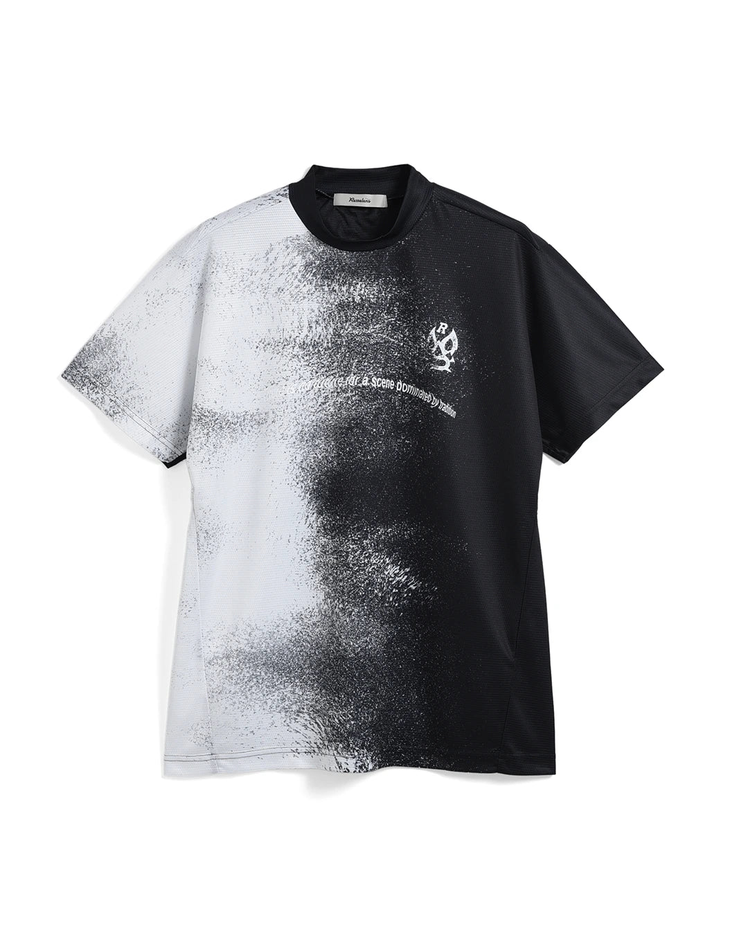 FADE PAINT S/S MOCKNECK TEE フェードペイント S/S モックネックティー