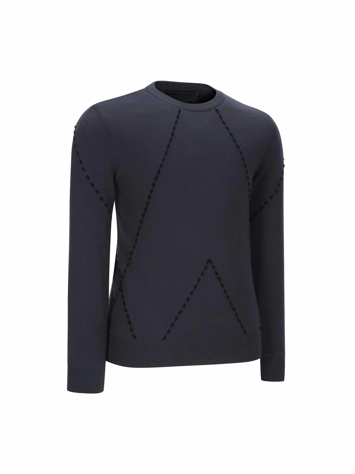 MEN HANDLE CHAIN EMBROIDERY PULLOVER