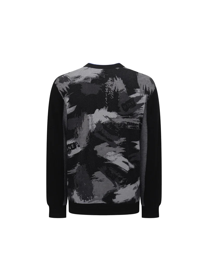 MEN WI BRUSHSTROKE WINDPROOF SWEATER