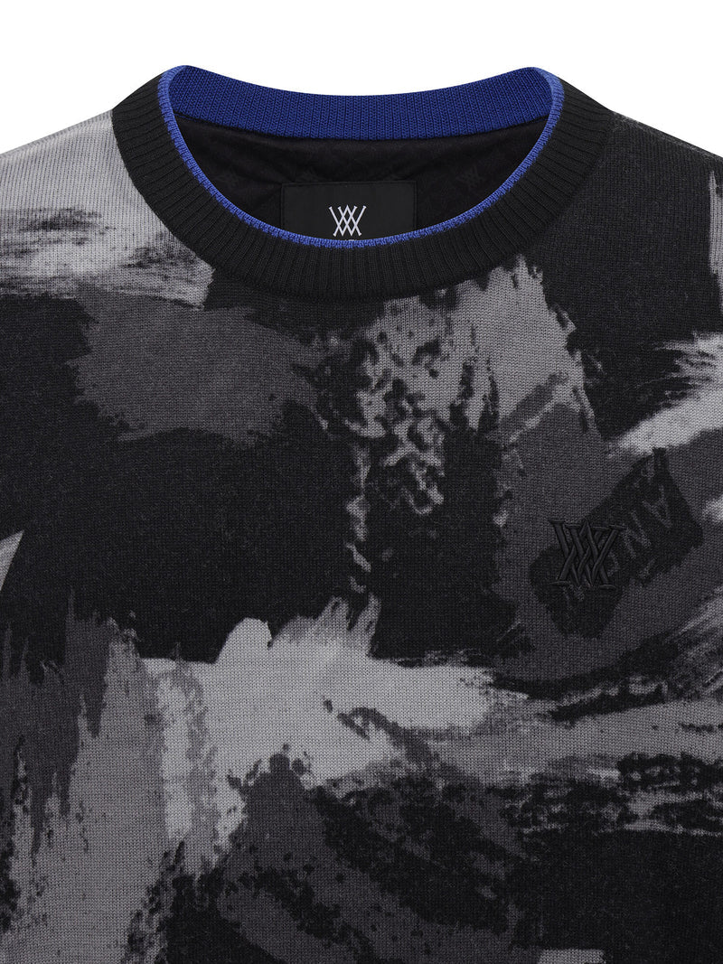 MEN WI BRUSHSTROKE WINDPROOF SWEATER