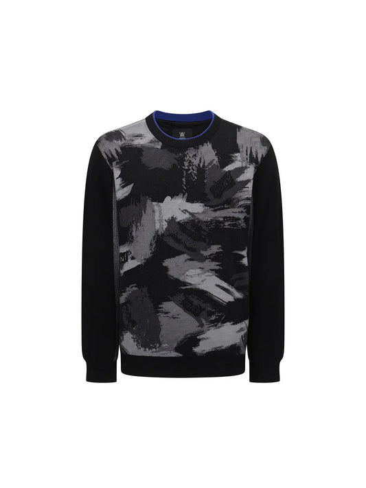 MEN WI BRUSHSTROKE WINDPROOF SWEATER