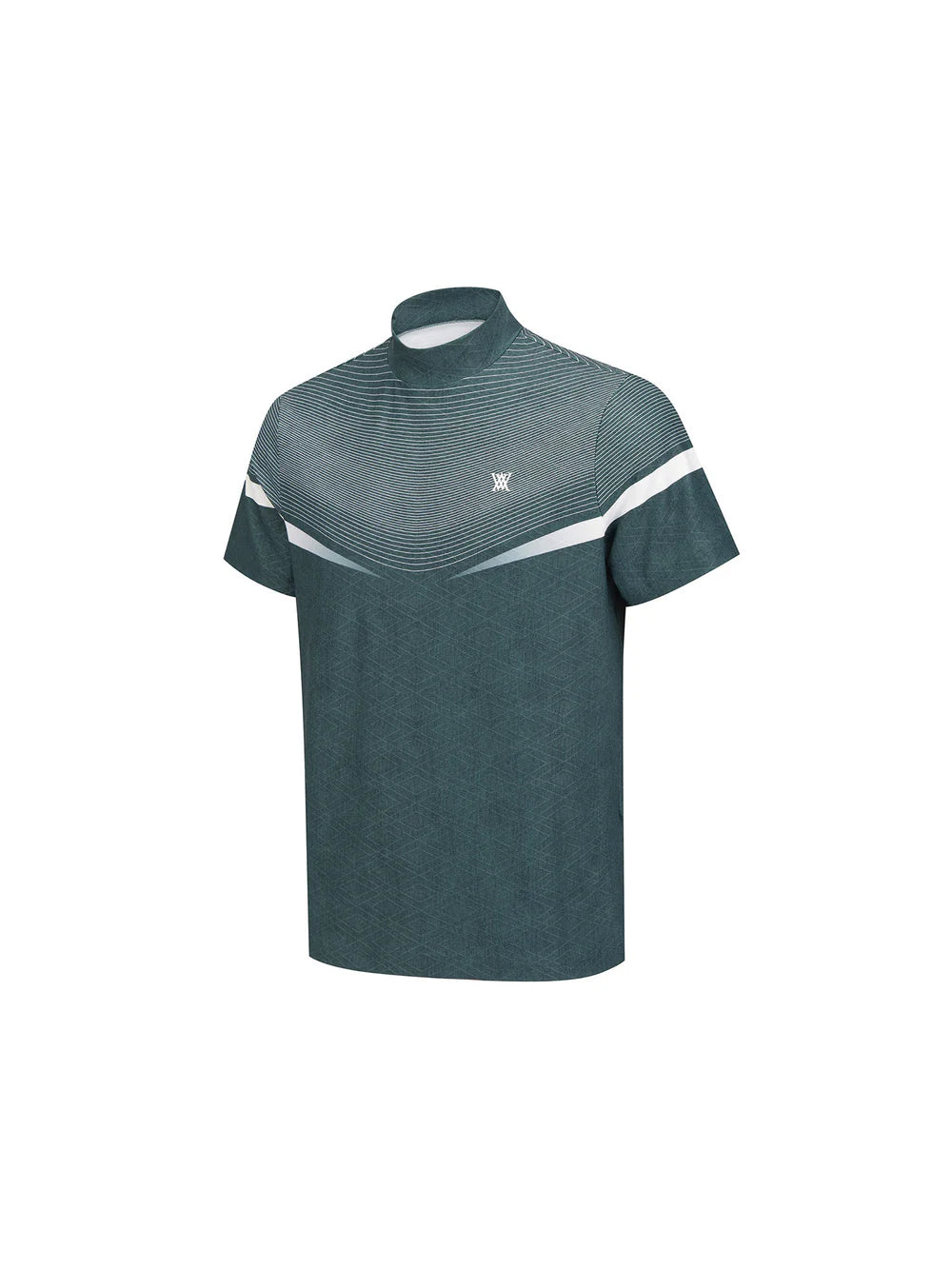 MEN MOCK NECK SHORT SLEEVE T-SHIRT