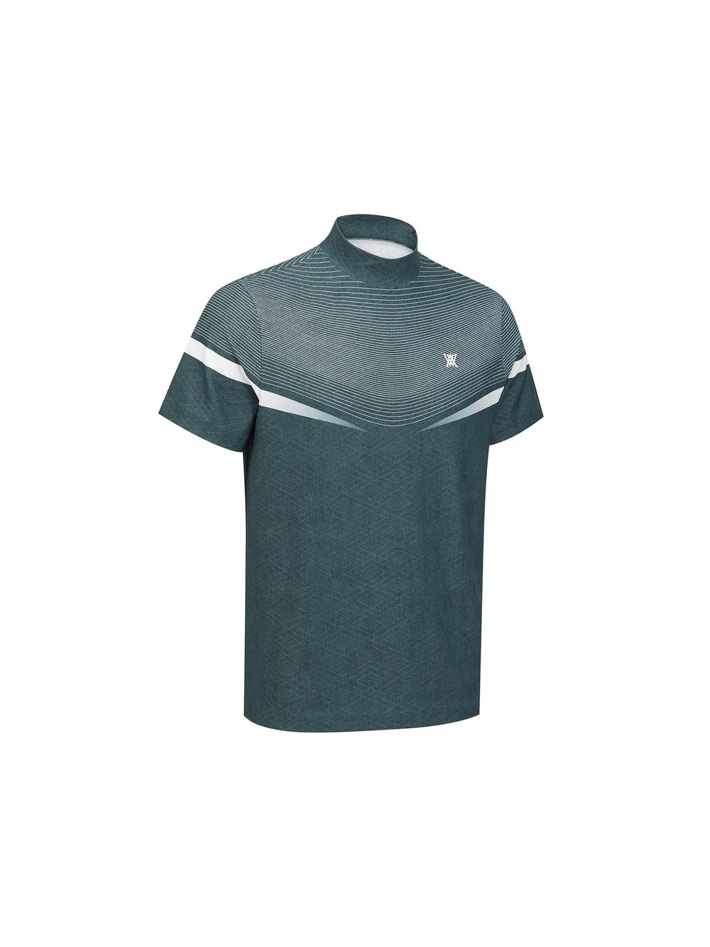 MEN MOCK NECK SHORT SLEEVE T-SHIRT