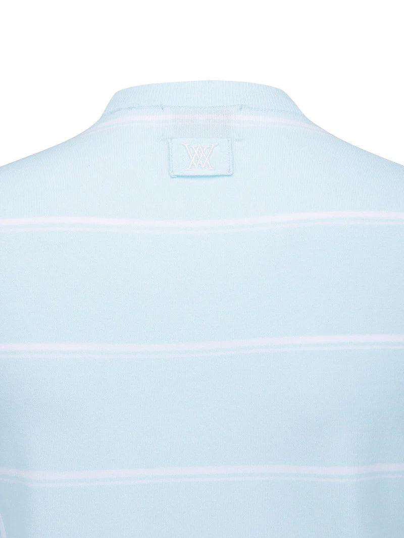 WOMEN STRIPE ROUND SWEATER