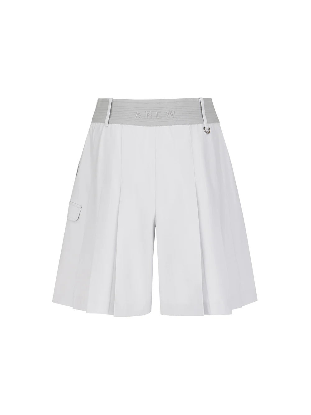WOMEN FA BACK PLEATED HALF PANTS
