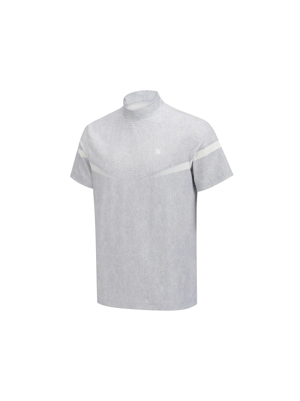 MEN MOCK NECK SHORT SLEEVE T-SHIRT