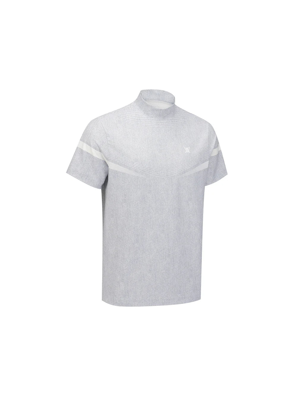 MEN MOCK NECK SHORT SLEEVE T-SHIRT