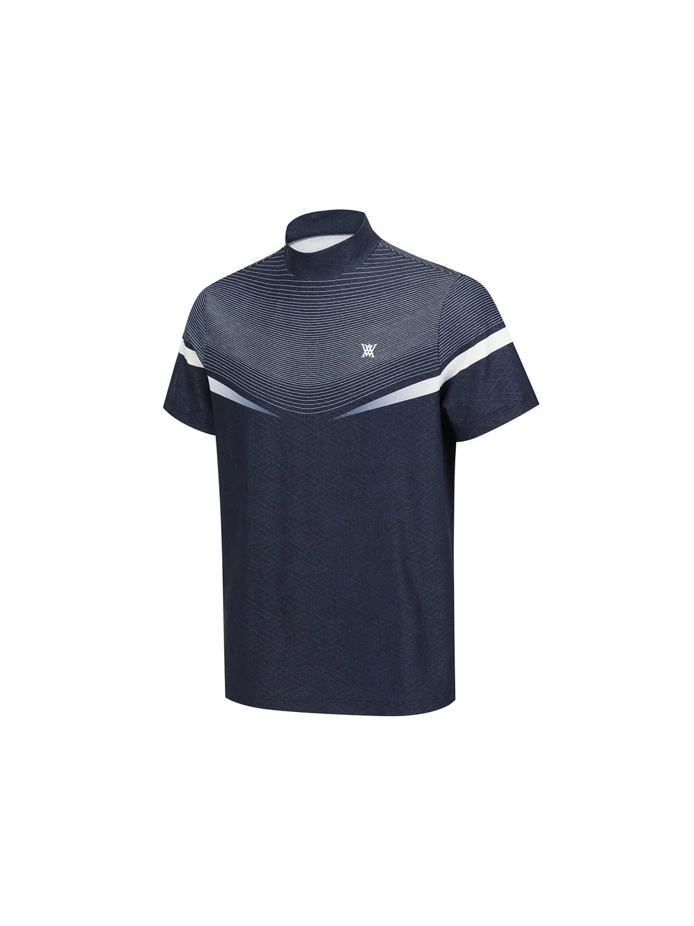 MEN MOCK NECK SHORT SLEEVE T-SHIRT